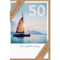 CARTE VOEUX BSB NATURE CARD HAPPY BIRTHDAY 50