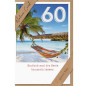 CARTE VOEUX BSB NATURE CARD HAPPY BIRTHDAY 60