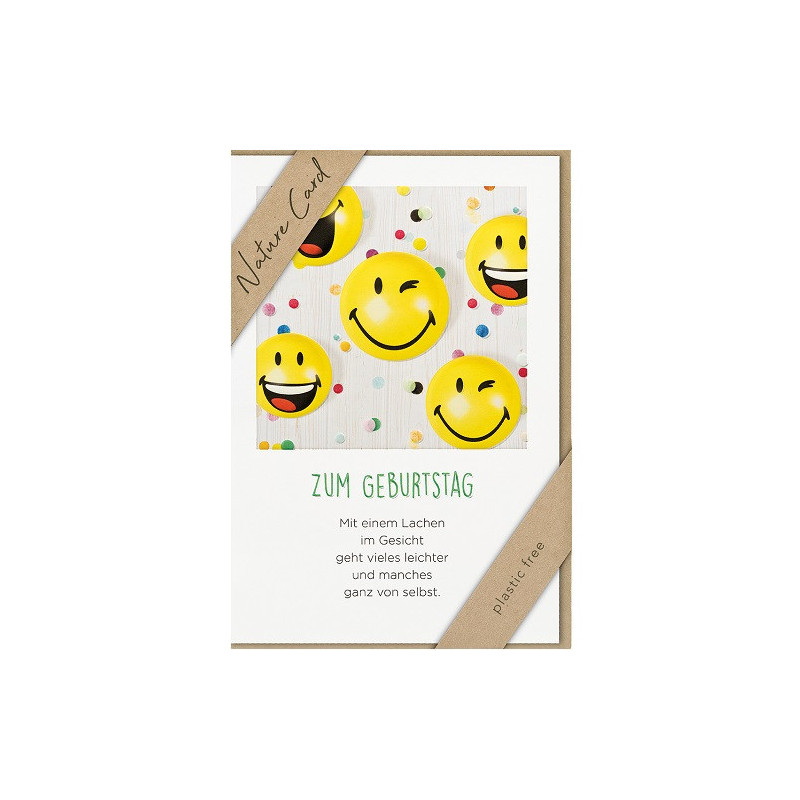 CARTE VOEUX BSB NATURE CARD HAPPY BIRTHDAY