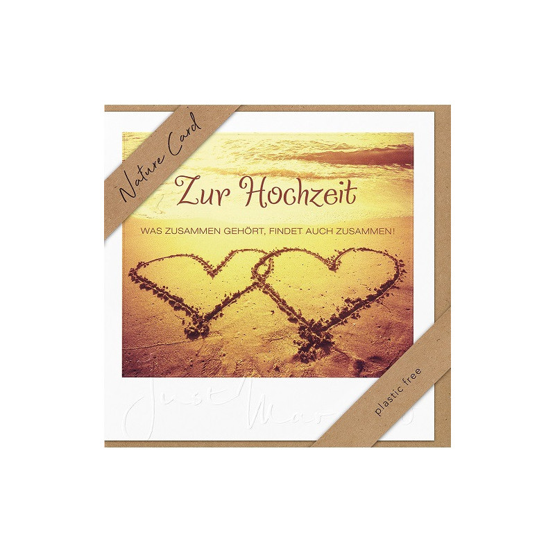 CARTE VOEUX BSB NATURE CARD MARIAGE