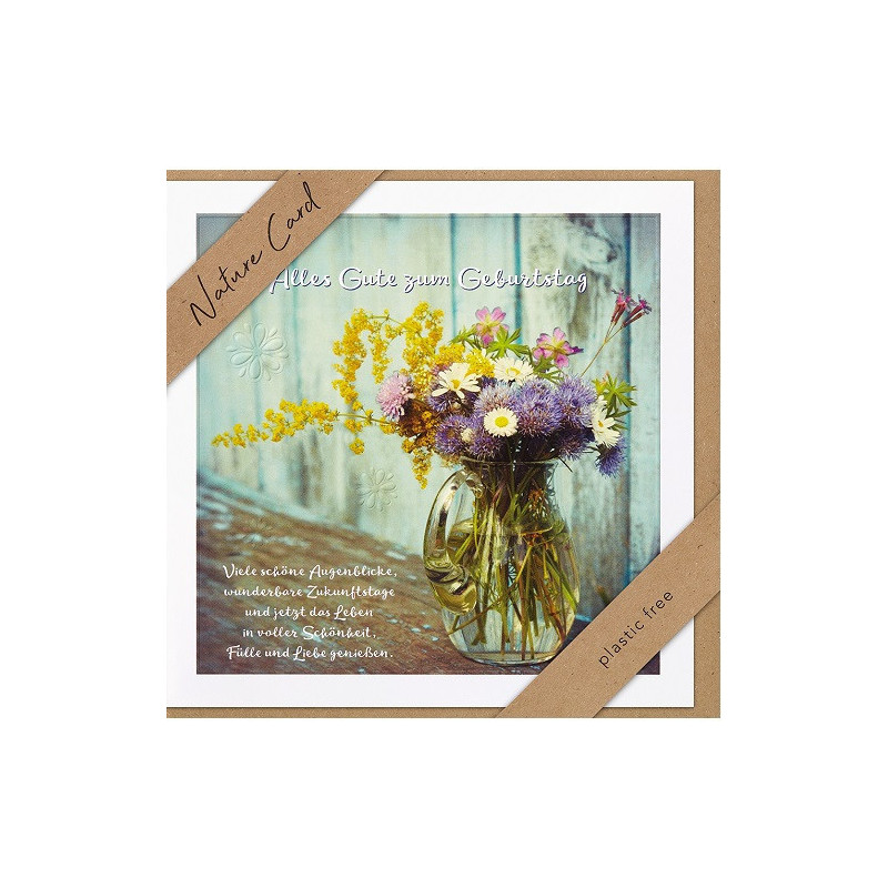 CARTE VOEUX BSB NATURE CARD HAPPY BIRTHDAY