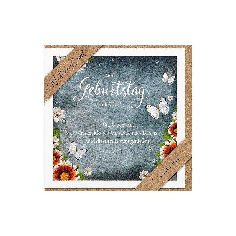 CARTE VOEUX BSB NATURE CARD HAPPY BIRTHDAY