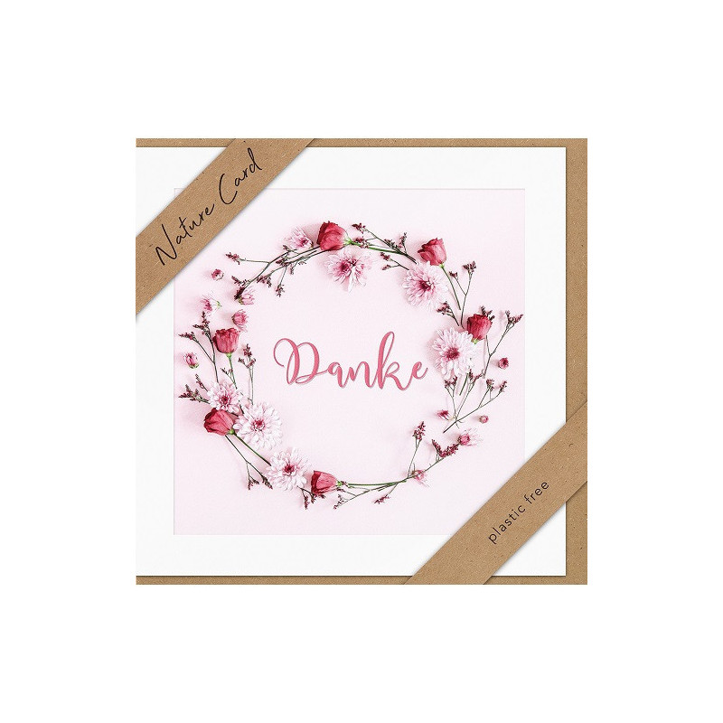 CARTE VOEUX BSB NATURE CARD MERCI