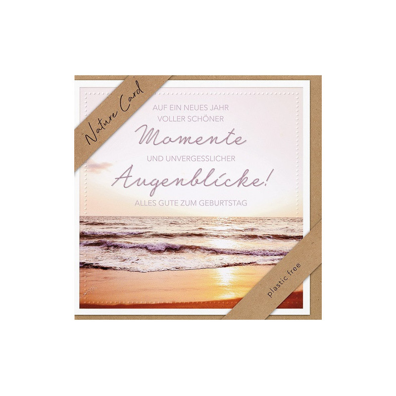 CARTE VOEUX BSB NATURE CARD HAPPY BIRTHDAY