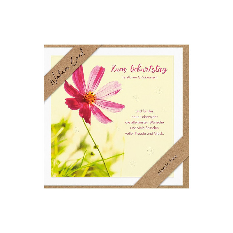 CARTE VOEUX BSB NATURE CARD HAPPY BIRTHDAY