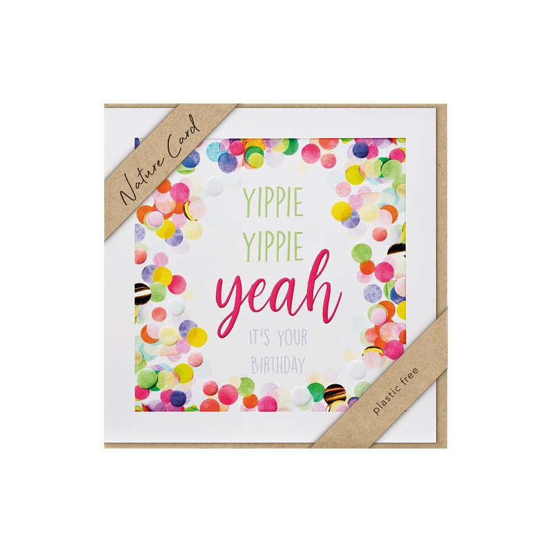CARTE VOEUX BSB NATURE CARD HAPPY BIRTHDAY