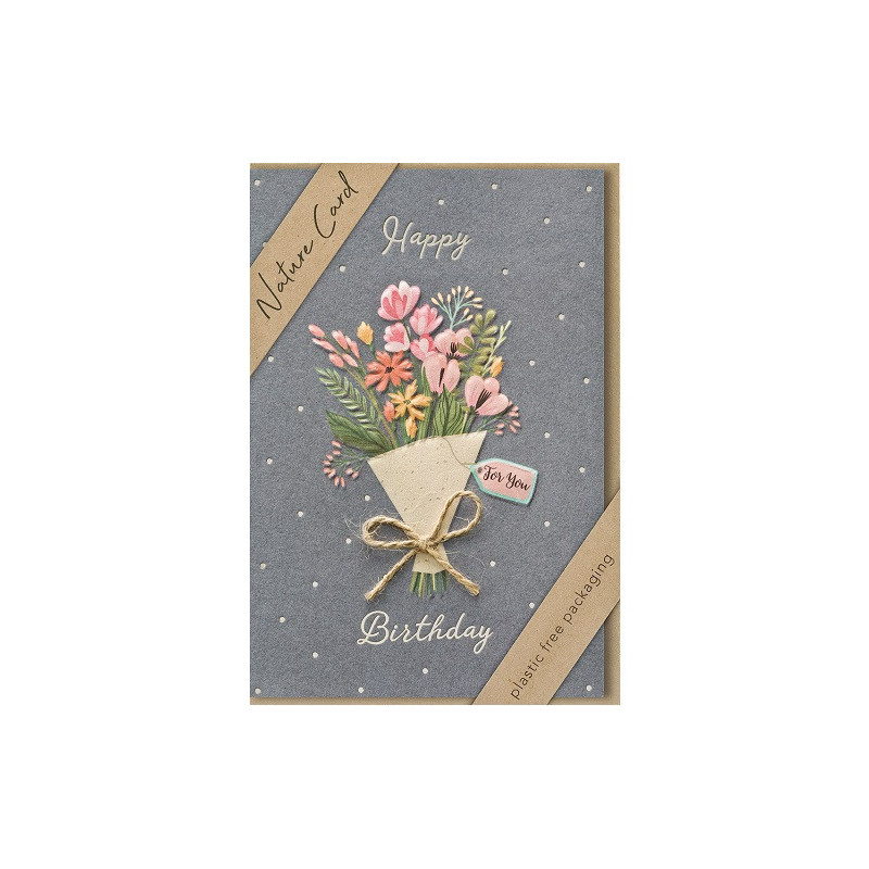 CARTE VOEUX BSB NATURE CARD HAPPY BIRTHDAY