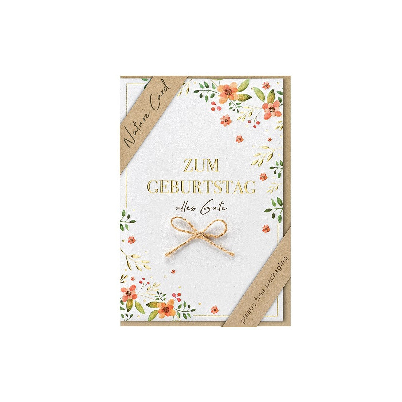 CARTE VOEUX BSB NATURE CARD HAPPY BIRTHDAY