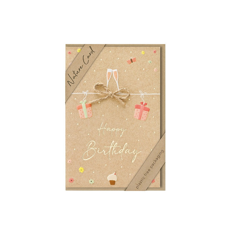 CARTE VOEUX BSB NATURE CARD HAPPY BIRTHDAY