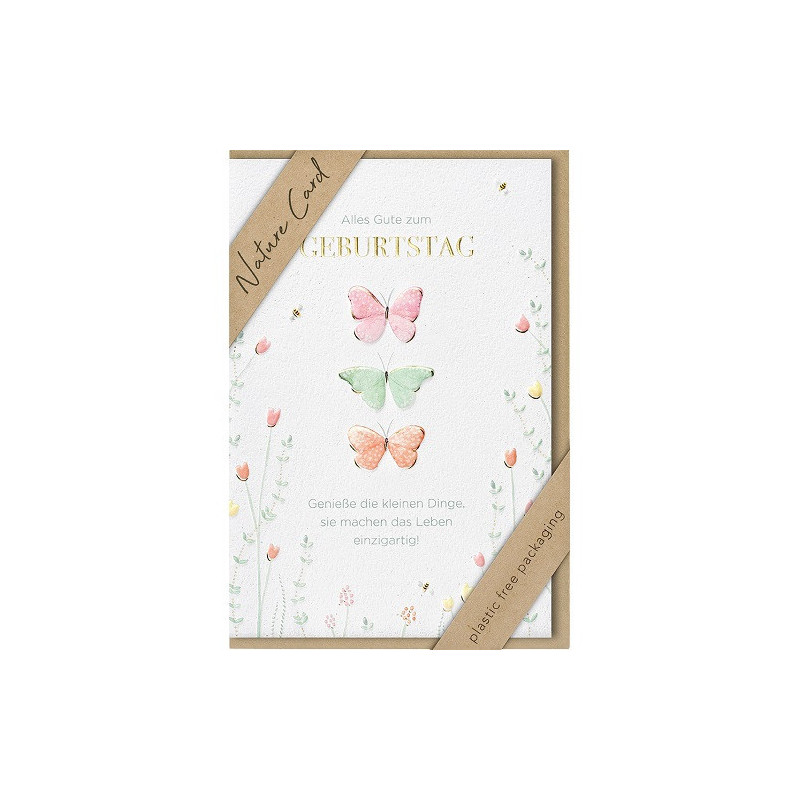 CARTE VOEUX BSB NATURE CARD HAPPY BIRTHDAY