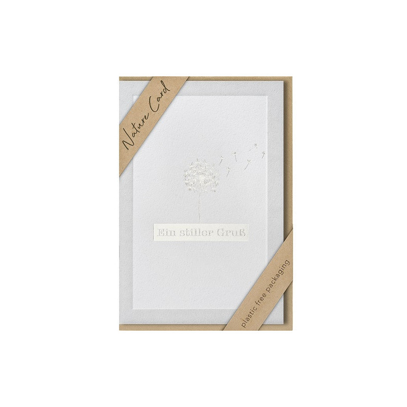 CARTE VOEUX BSB NATURE CARD CONDOLEANCES