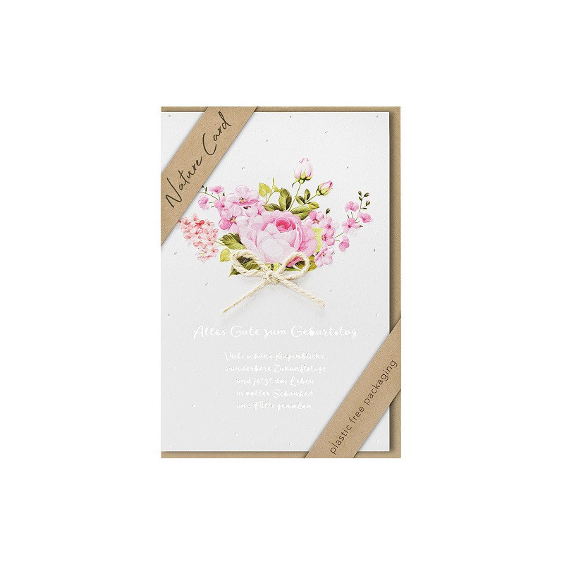 CARTE VOEUX BSB NATURE CARD HAPPY BIRTHDAY
