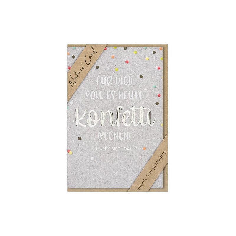 CARTE VOEUX BSB NATURE CARD HAPPY BIRTHDAY