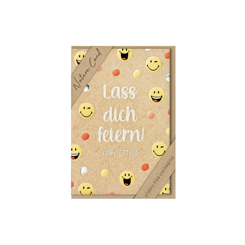 CARTE VOEUX BSB NATURE CARD HAPPY BIRTHDAY