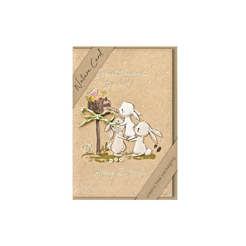 CARTE VOEUX BSB NATURE CARD HAPPY BIRTHDAY