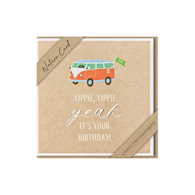 CARTE VOEUX BSB NATURE CARD HAPPY BIRTHDAY