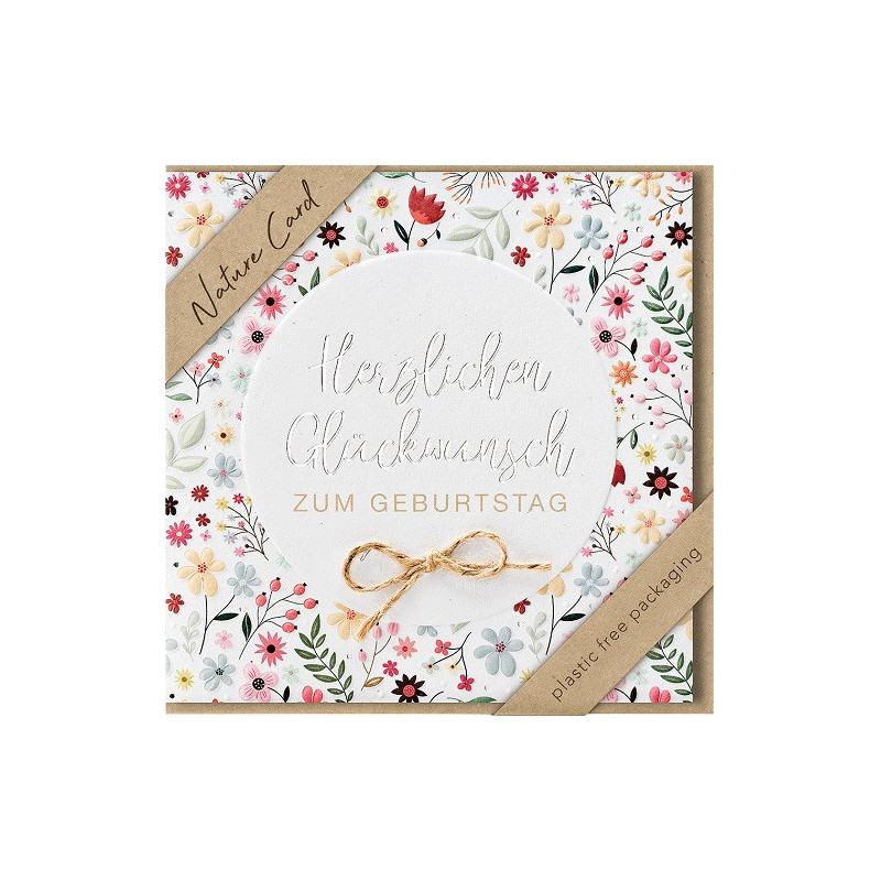 CARTE VOEUX BSB NATURE CARD HAPPY BIRTHDAY