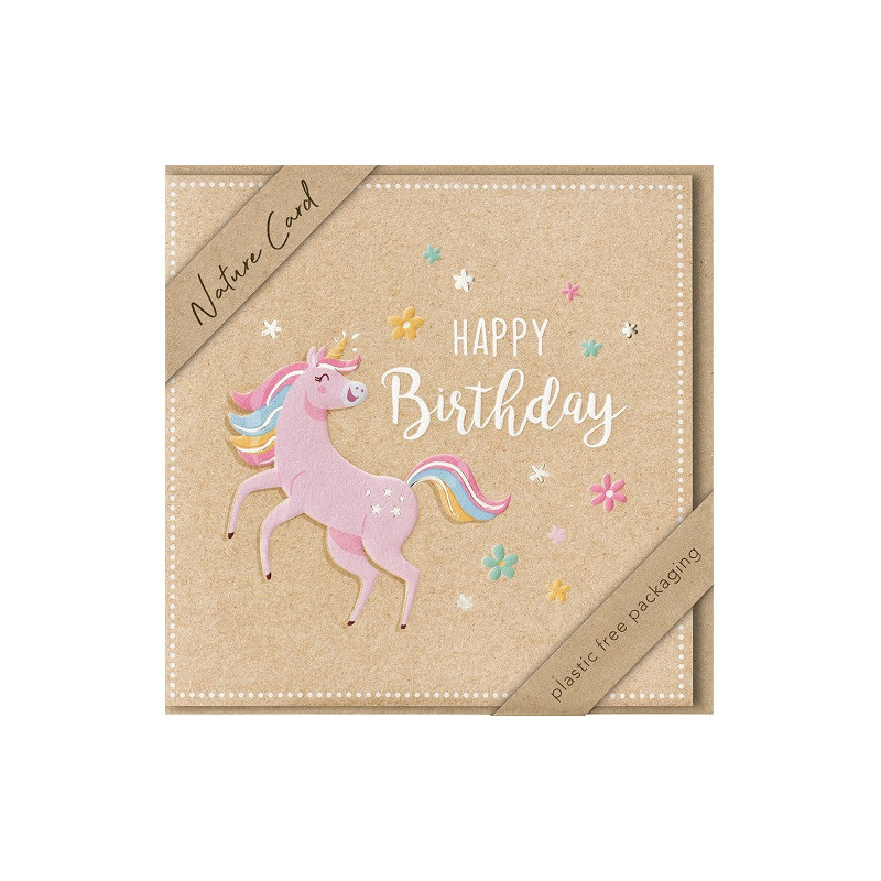 CARTE VOEUX BSB NATURE CARD HAPPY BIRTHDAY