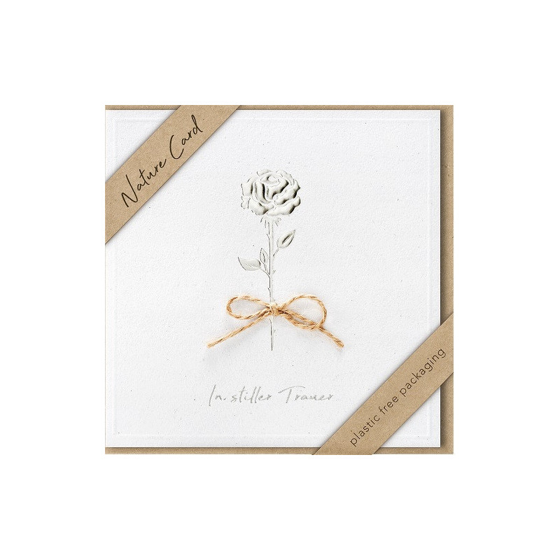 CARTE VOEUX BSB NATURE CARD CONDOLEANCES