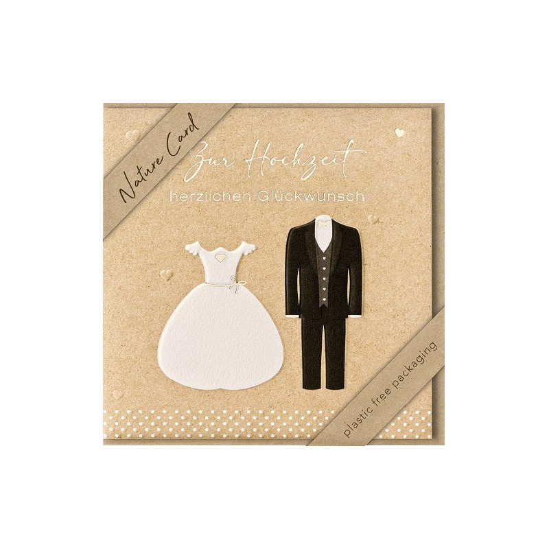 CARTE VOEUX BSB NATURE CARD MARIAGE