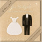 CARTE VOEUX BSB NATURE CARD MARIAGE