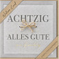 CARTE VOEUX BSB NATURE CARD HAPPY BIRTHDAY 80