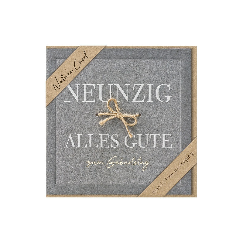 CARTE VOEUX BSB NATURE CARD HAPPY BIRTHDAY 90