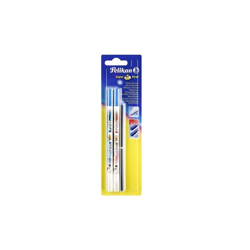 EFFACEUR PELIKAN B SUPERPIRAT 2PCS +2CART BLISTER (300004100)