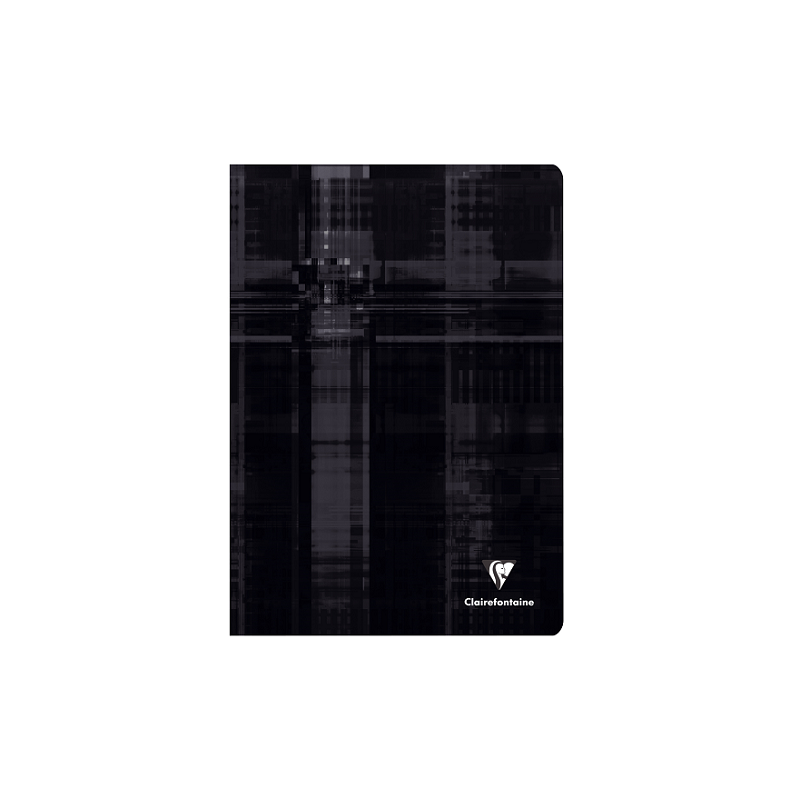 CAHIER CLAIREF. PIQ. A4 QUAD.+M 60FLS NOIR