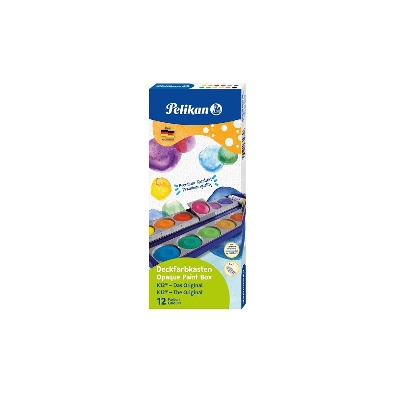 GOUACHE PELIKAN 12 PASTILLES 735K/12 (400141585)