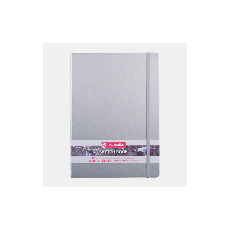 CARNET DE CROQUIS 21X29,7CM GRIS