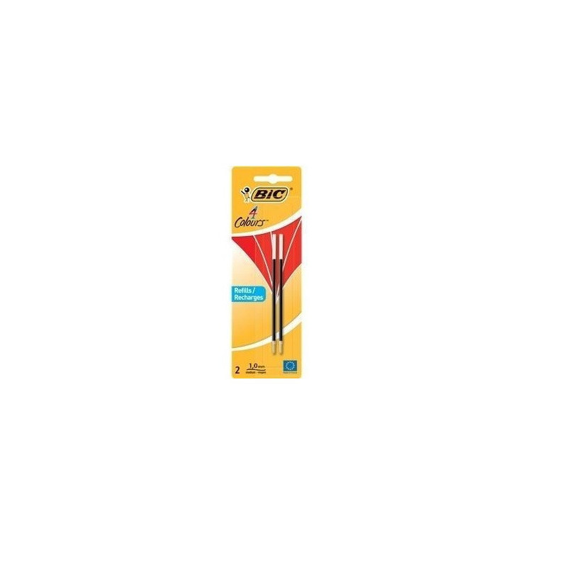MINE BIC ROUGE BIC 4 COULEURS 2PCS BLISTER