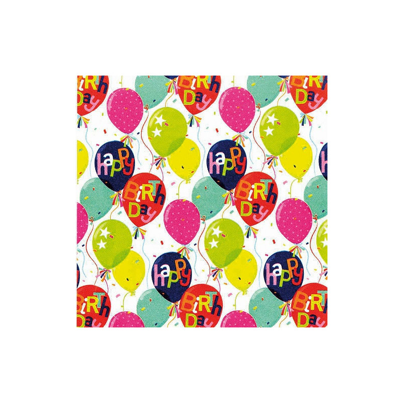 PAPIER CADEAU BSB HAPPY BIRTHDAY