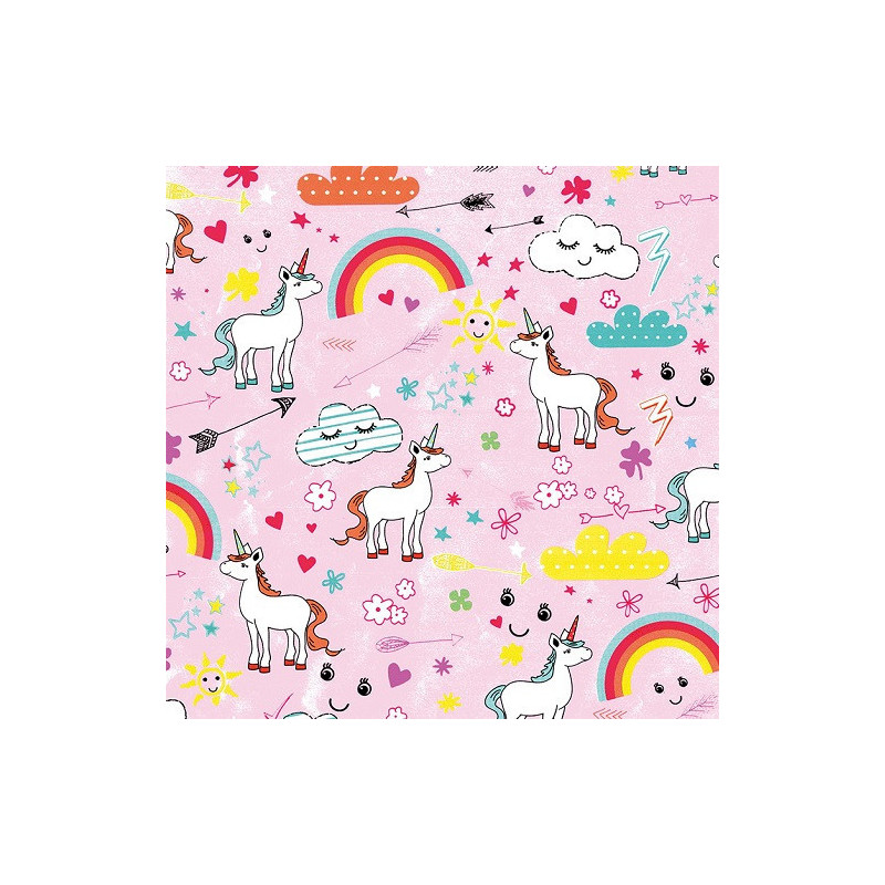 PAPIER CADEAU BSB UNICORN