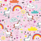 PAPIER CADEAU BSB UNICORN