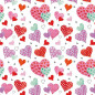 PAPIER CADEAU BSB HEARTS