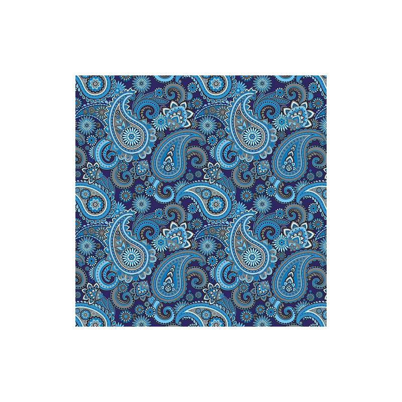 PAPIER CADEAU BSB PAISLEY BLUE