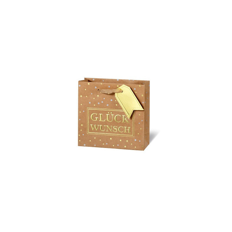 SACHET BSB 14,5X15X6CM GLUCKWUNSCH