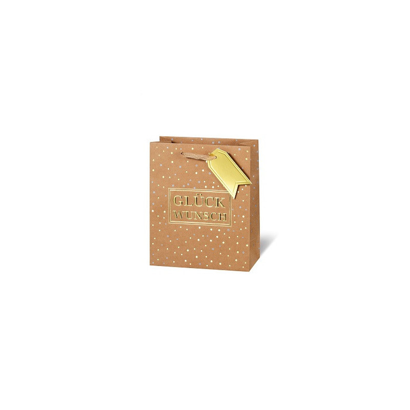 SACHET BSB 23X19X9CM GLUCKWUNSCH