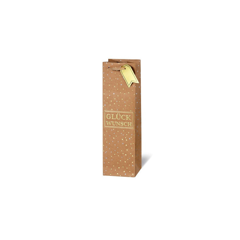 SACHET BSB BOUT. 36X10,5X10CM GLUCKWUNSCH