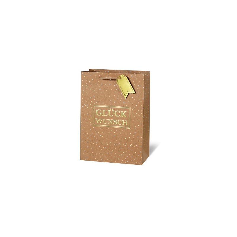 SACHET BSB 36X26X14CM GLUCKWUNSCH