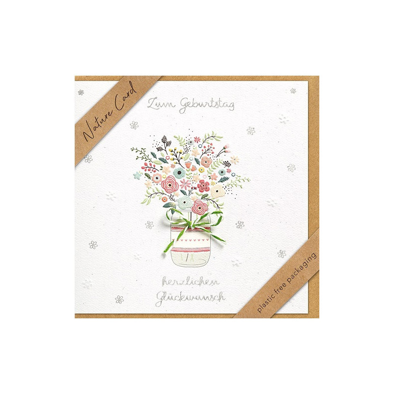CARTE VOEUX BSB NATURE CARD HAPPY BIRTHDAY