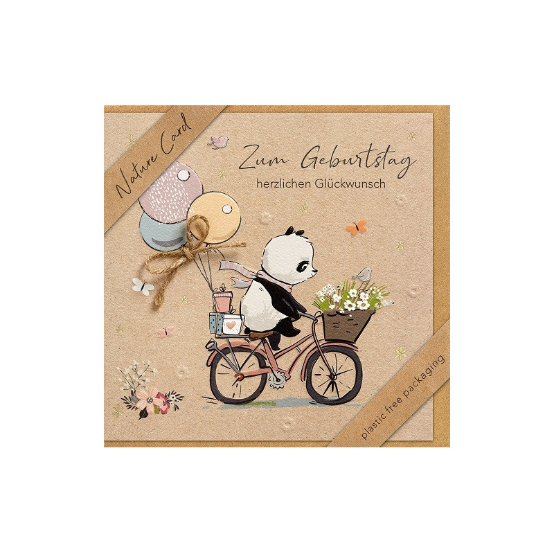 CARTE VOEUX BSB NATURE CARD HAPPY BIRTHDAY