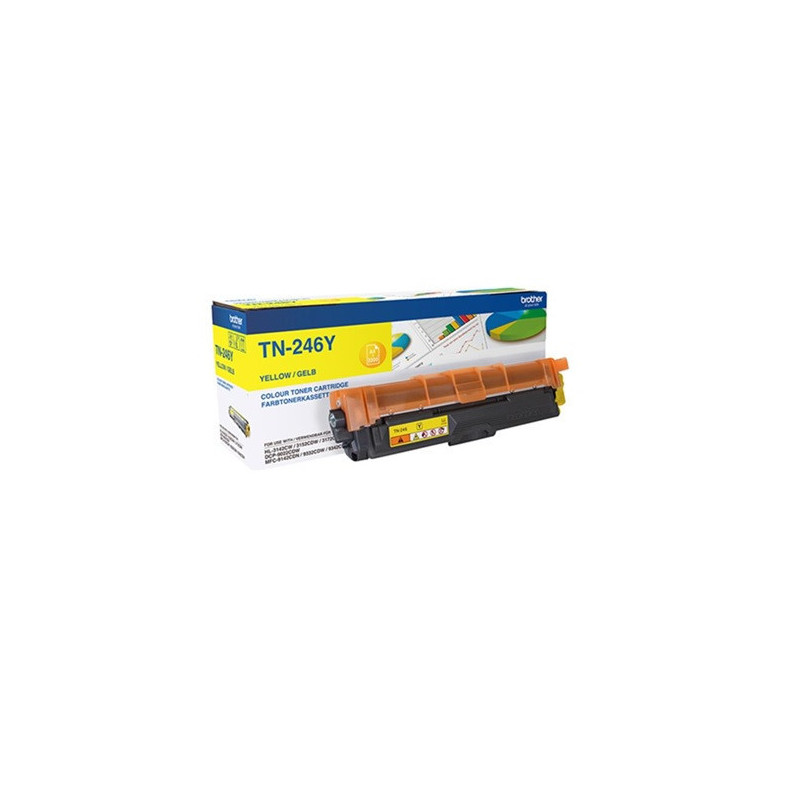 CARTOUCHE IMP. BROTHER MFC9332CDW JAUNE 2200P.