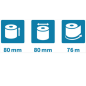 BOBINE THERMIQUE 80X80X12MM SAFE CONTACT