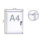 VITRINE MURAL MAUL INTERIEUR 35,1X27X3,1CM