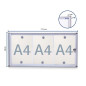 VITRINE MURAL MAUL INTERIEUR 35,1X71X3,1CM