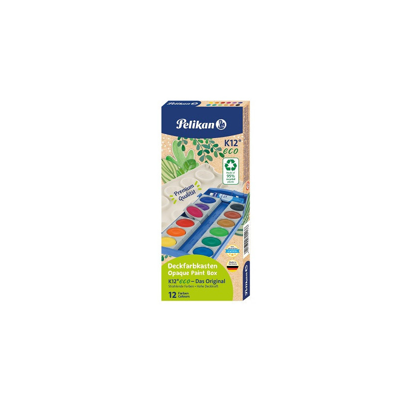 GOUACHE PELIKAN 12 PASTILLES 735K/12 ECO (300008239)