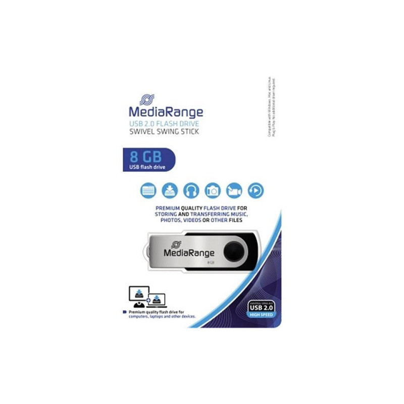 USB STICK MEDIARANGE 8GB