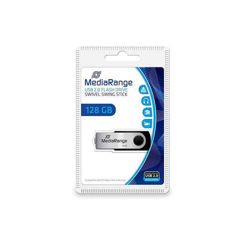 USB STICK MEDIARANGE 128GB